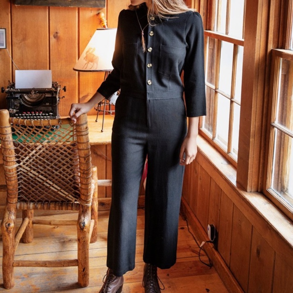 //SOLD//NWT Christy Dawn Painter Jumpsuit - Picture 1 of 8